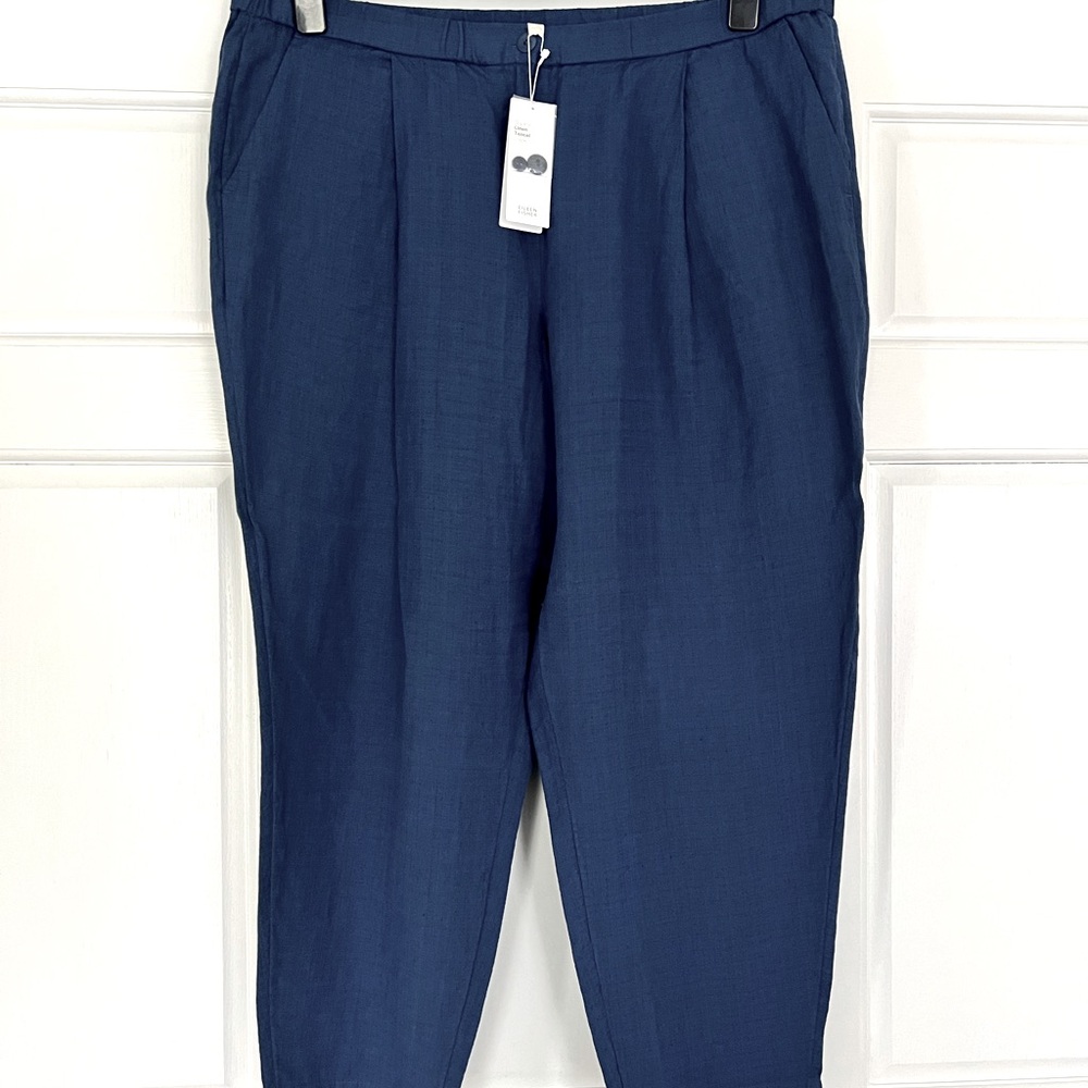 Eileen Fisher Linen Tencel Trouser